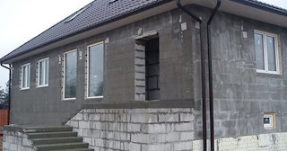 Фасад из газобетона для дома в Острогожске - Строй-Стг, качественная отделка от 2077 руб.